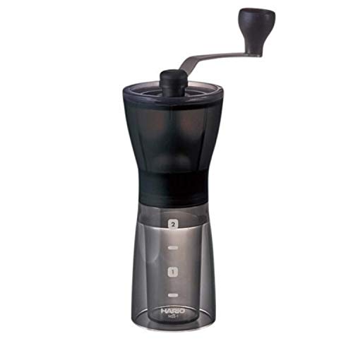 Hario Ceramic Coffee Mill – ‘Mini-Slim Plus’ Manual Coffee Grinder 24g Coffee Capacity