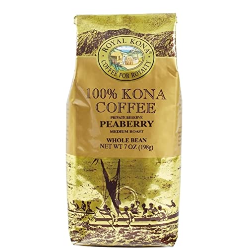 Royal Kona Whole Bean Coffee, 100% Kona, 7-Ounce Bag