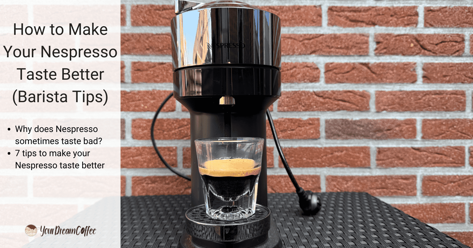 How to Make Your Nespresso Taste Better (Barista Tips)