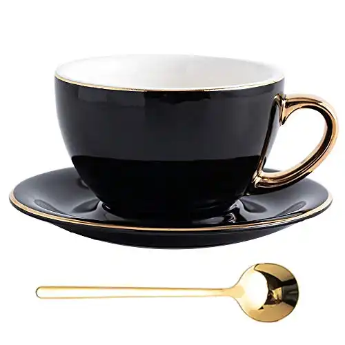 Coffeezone Luxury Gold Cappuccino Cup